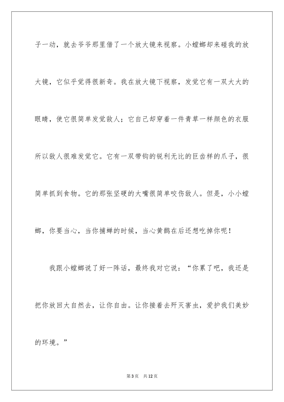 2024写观察昆虫日记_第3页