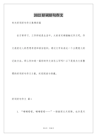 2024好词好句作文_62