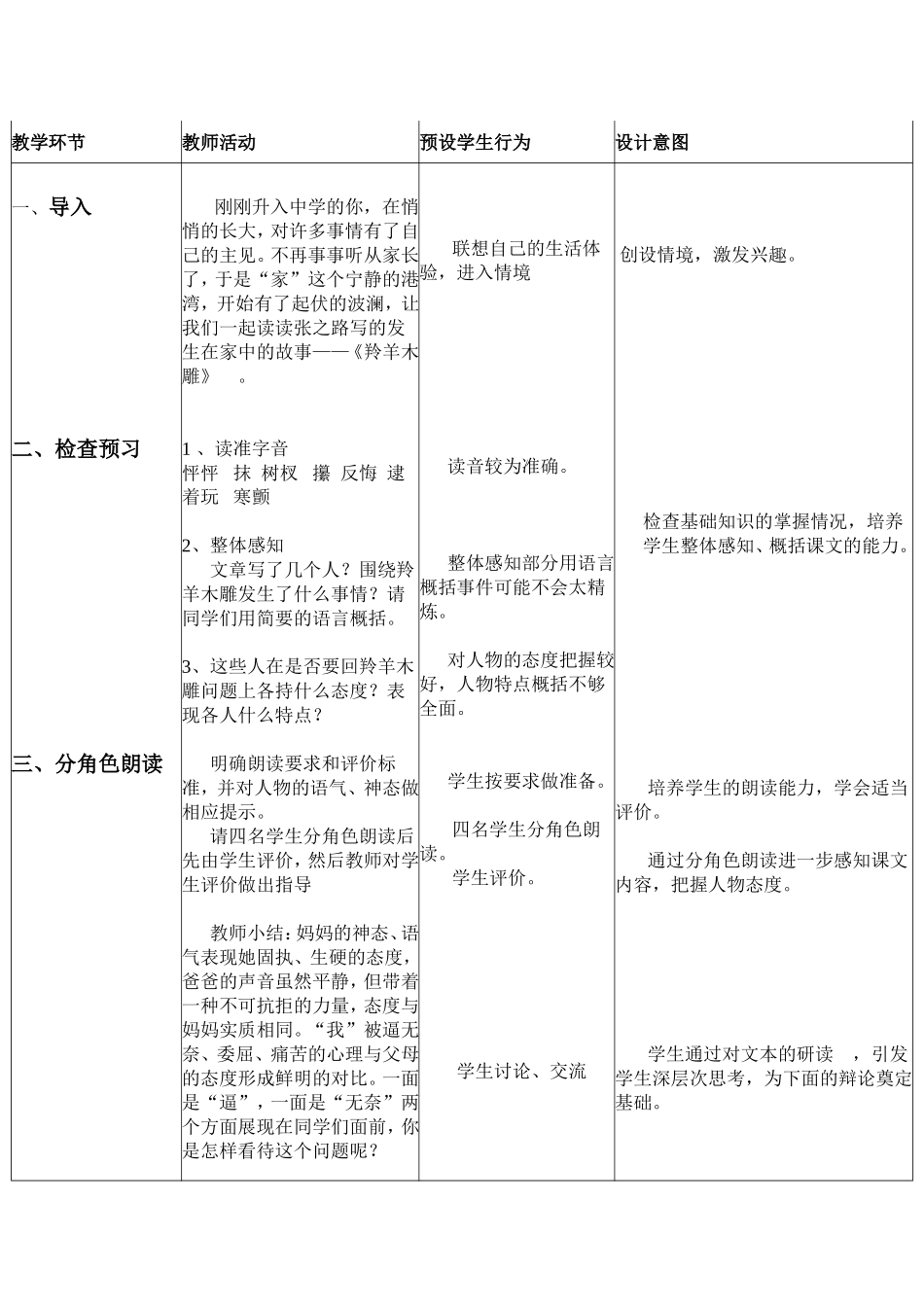 《羚羊木雕》教学案例_第3页