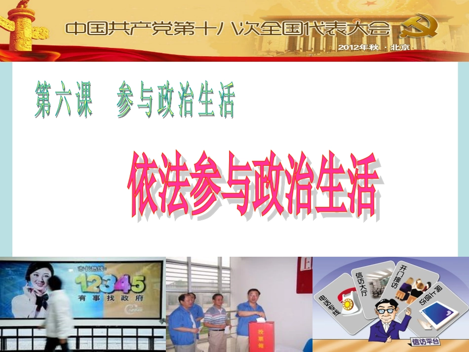 九年级政治63+依法参与政治生活_第2页