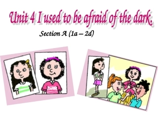 新目标Go+for+it版++九年级+Unit+4+I+used+to+be+afraid+of+the+dark++Section+A1a-2d（共15张PPT）