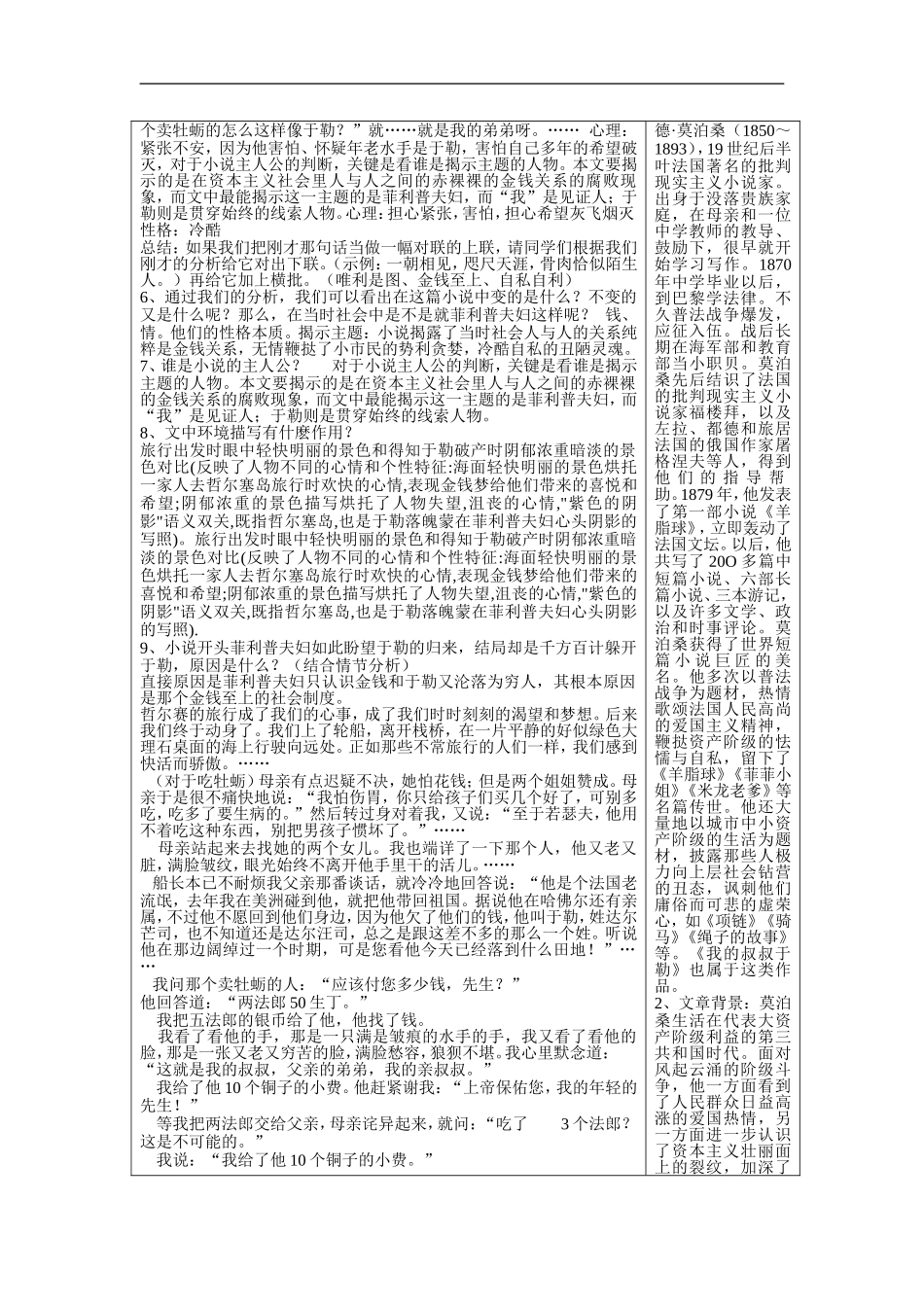 我的叔叔于勒-(6)_第2页