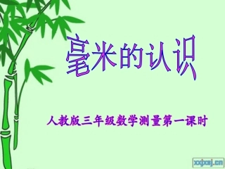 毫米的认识课件才擦擦