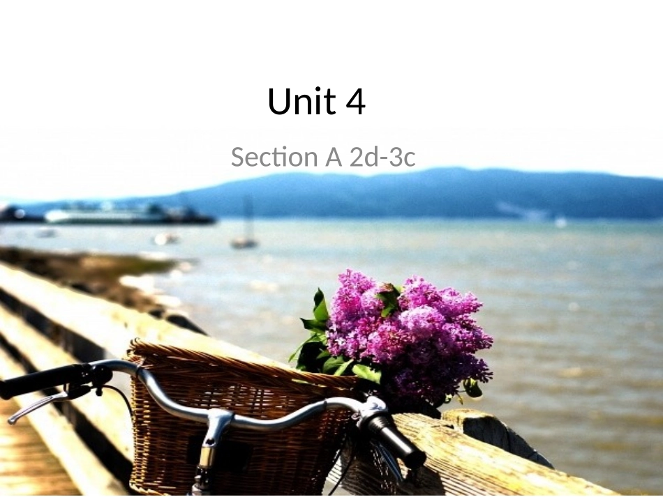 新目标八下unit4Unit4sectionA2d-3c_第1页