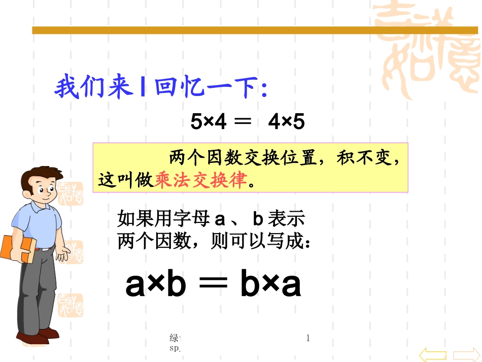 人教2011版小学数学四年级乘法的分配率_第2页