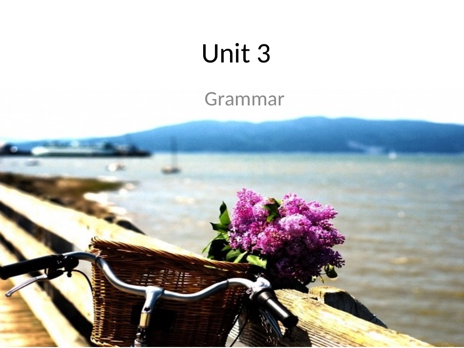 新目标八下unit3Unit3grammar_第1页