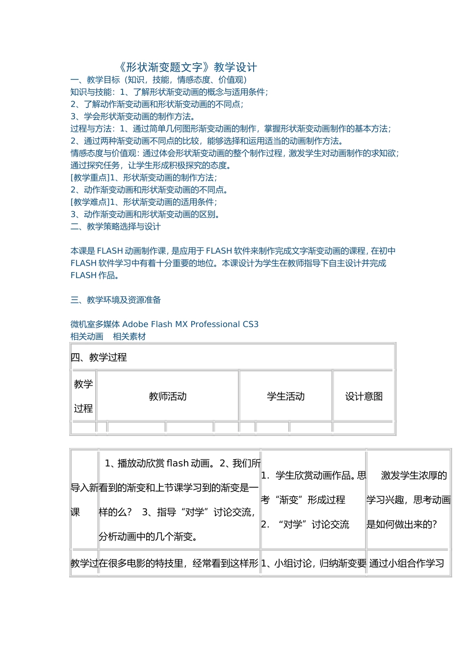 教案《形状渐变题文字》_第1页