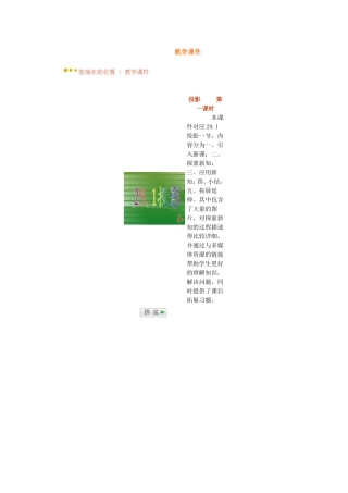 《291投影》教学课件
