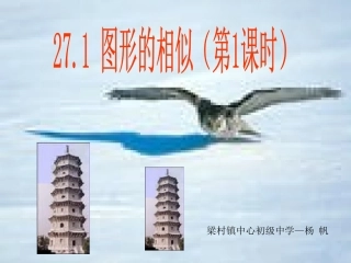 27.1--图形的相似-(第一课时)