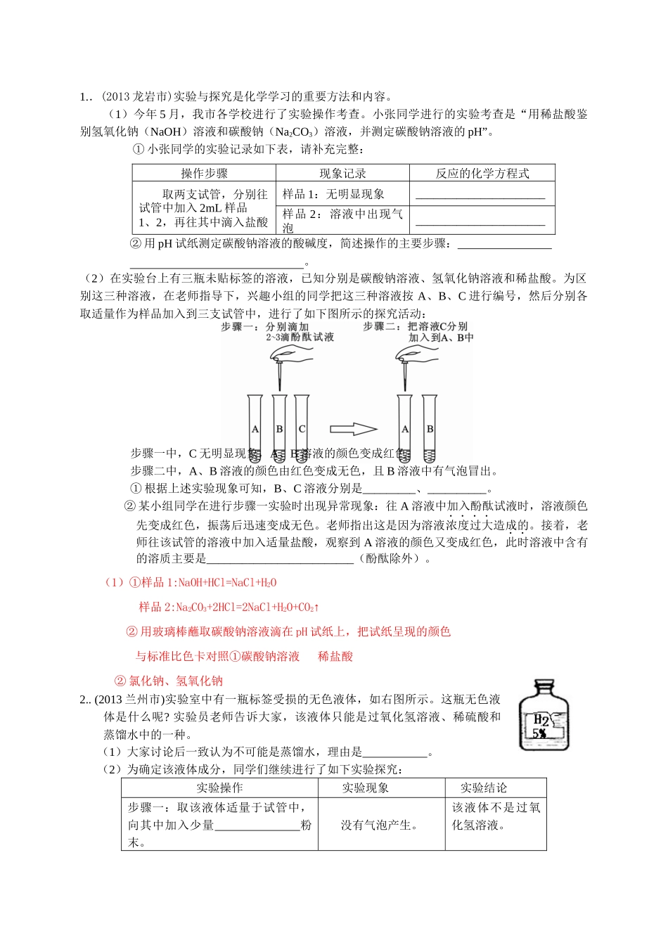 2013探究题文档_第1页