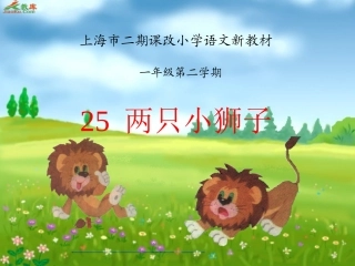 两只小狮子课件 (2)