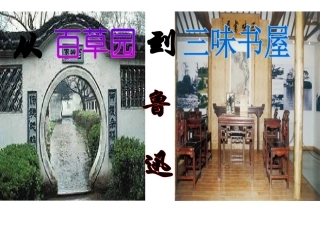 从百草园到三味书屋第一课时