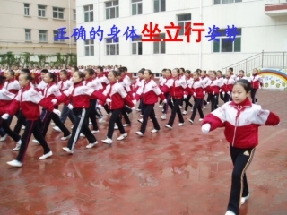 正确的身体坐立行姿势