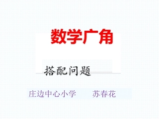 人教2011版小学数学三年级《搭配(二)》-(2)
