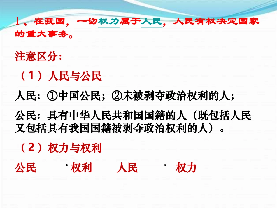 九年级政治人民当家作主的法治国家(1)_第3页