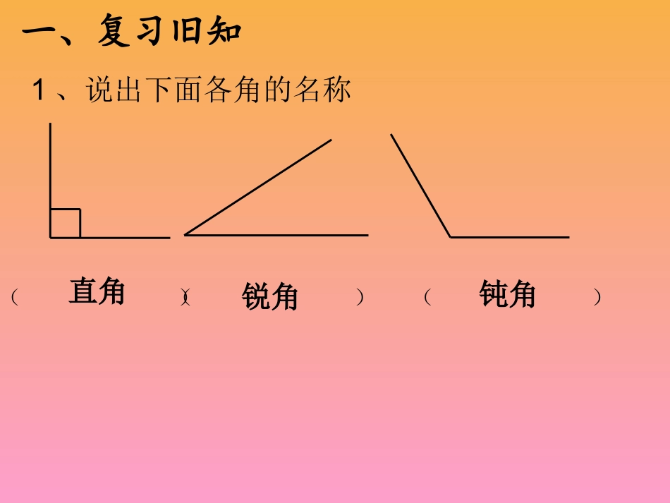 人教2011版小学数学四年级三角形的分类教学课件-(2)_第2页