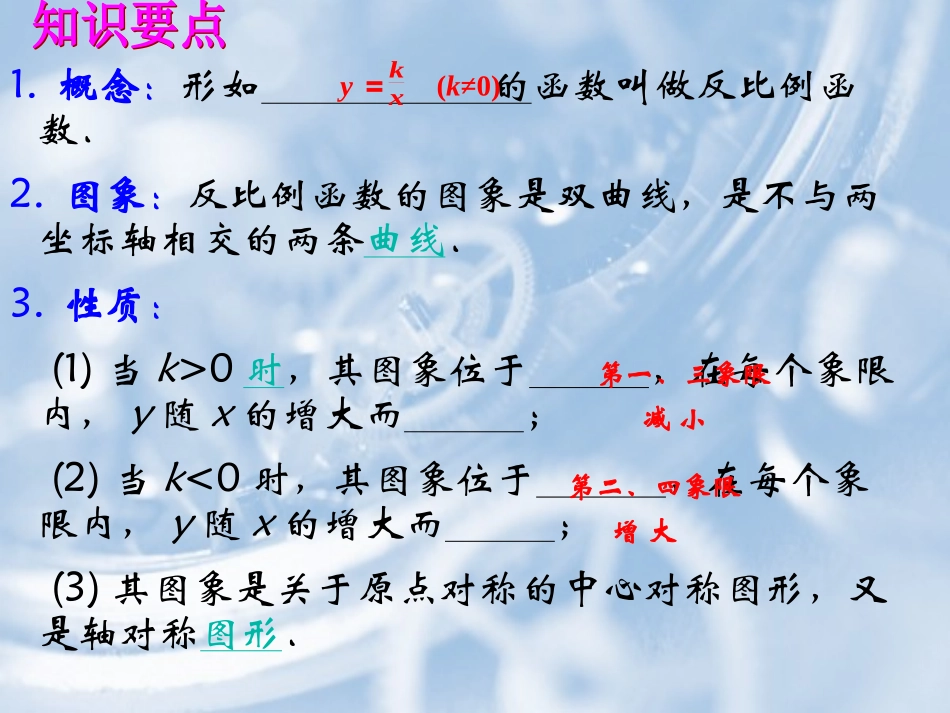 反比例函数复习课件-(2)_第2页