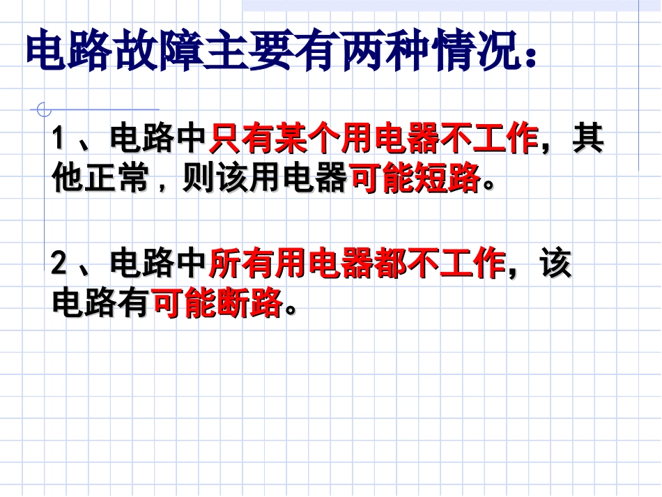 中考专题复习：《串联、并联电路故障分析》_第2页