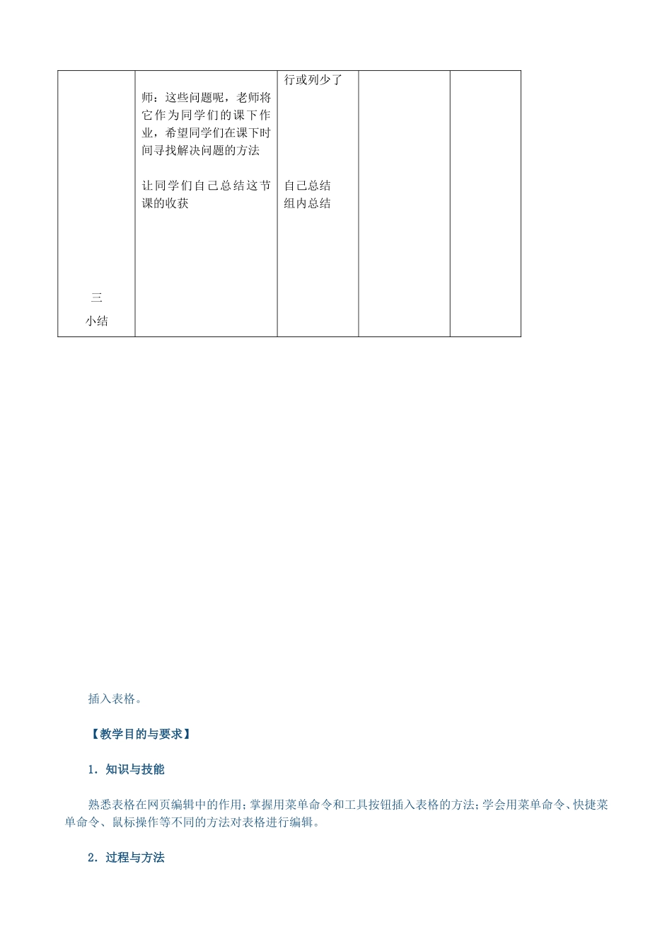 在网页中插入表格_第3页