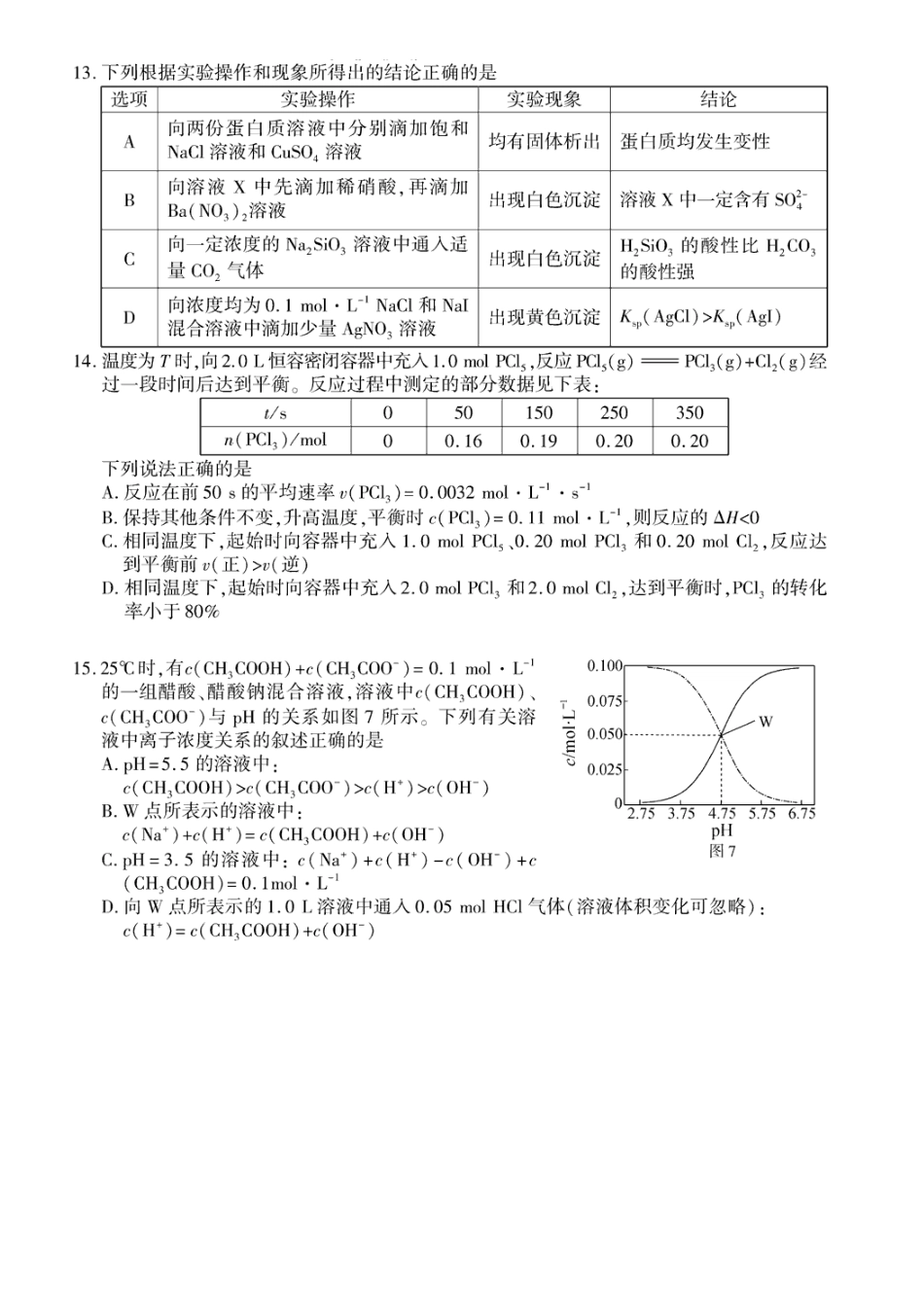 2012年江苏高考化学试题(学生)_第3页
