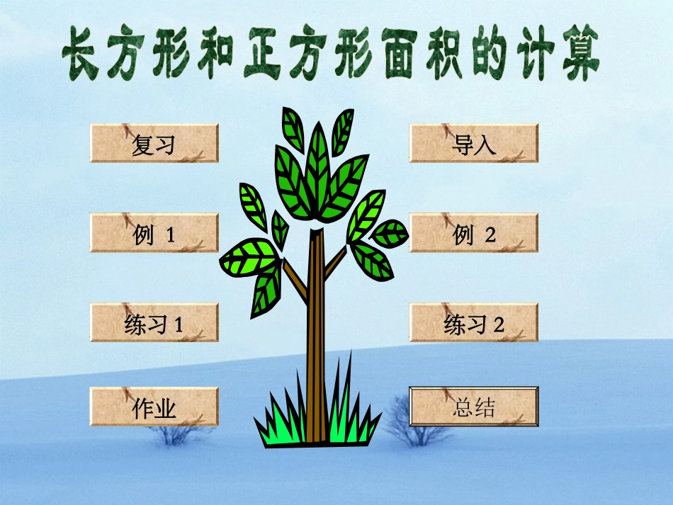 人教2011版小学数学三年级长方形正方形的面积计算-(4)_第3页