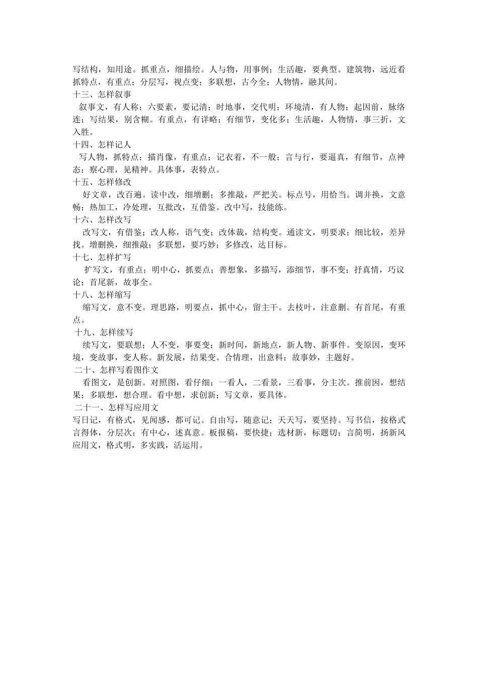 作文章法口诀_第2页