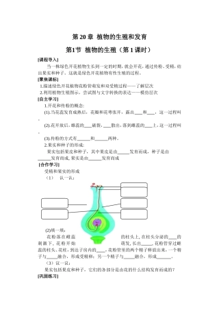 20植物的生殖和发育