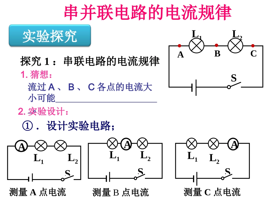 串并联电路的电流规律（共14张PPT）_第3页