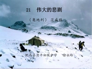 (部编)初中语文人教2011课标版七年级下册《伟大的悲剧》-(2)