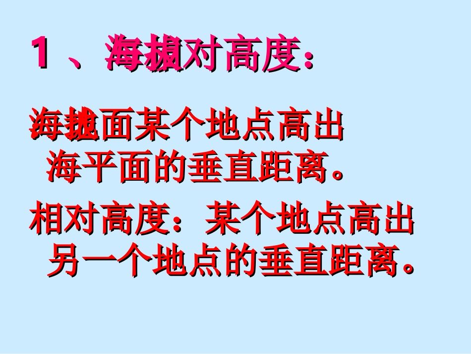 地理七年级上册-第四节-地形图的判读-课件_第3页
