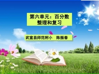 百分数整理和复习