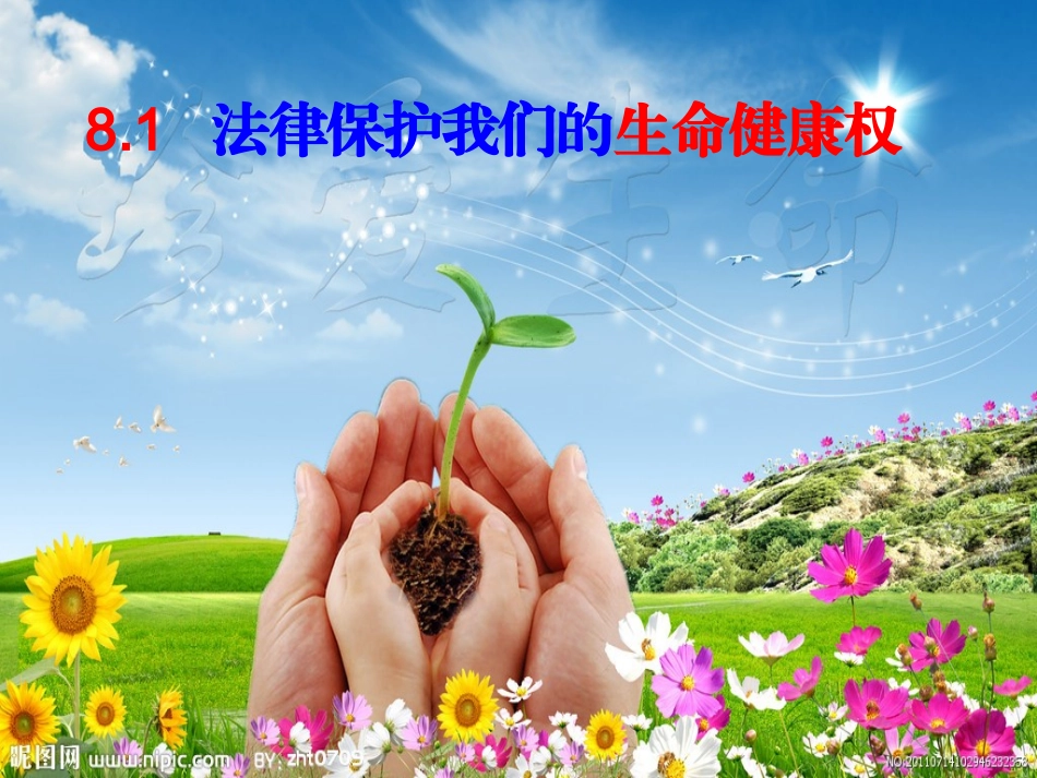 鲁教版八年级上册第八课第一框法律保护我们的生命健康权（共30张PPT）[1]_第1页
