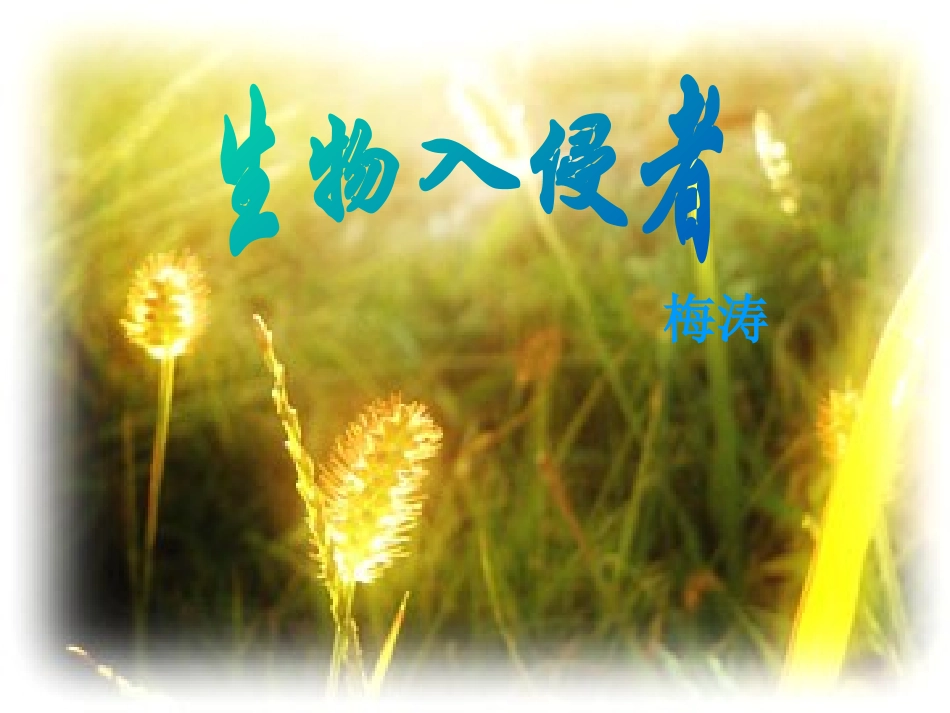 生物入侵者 (2)_第1页