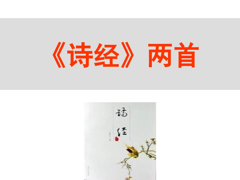 《诗经》两首_第1页