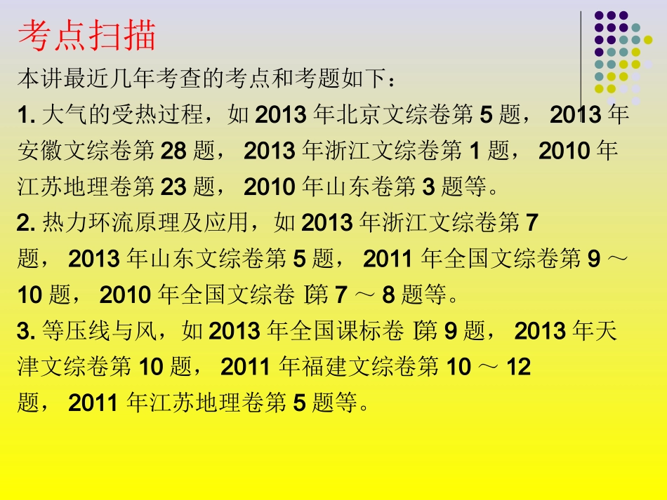 高考地理专题复习——热力环流_第2页