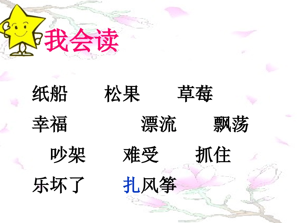 人教版二年级语文上册《纸船和风筝》课件_第2页