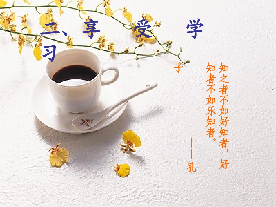 把握学习新节奏二享受学习_第1页