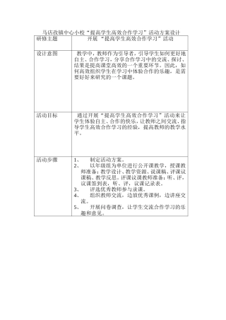 马店孜镇中心小校