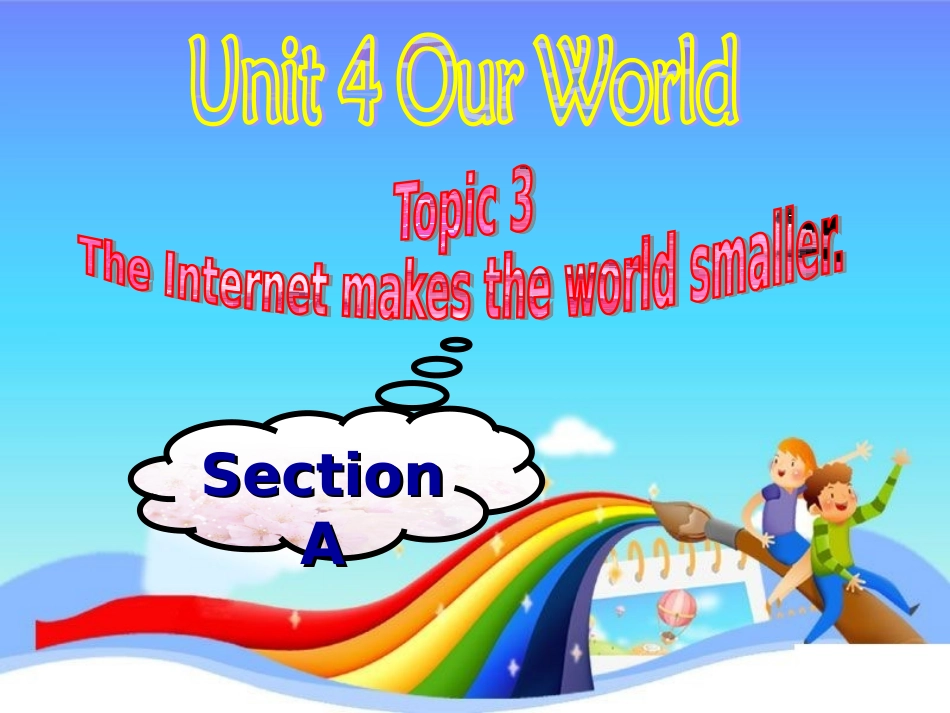 仁爱版英语八年级上Unit_4_Topic_3_Section_A_第1页