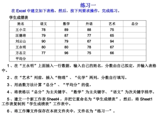 信息技术课练习