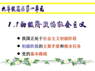 《1.1-初级阶段的社会主义》课件4