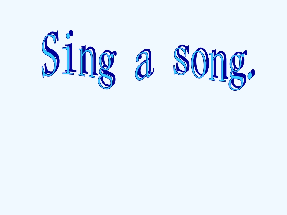 闽教版第一册-Unit1---Hello-PartA_第3页