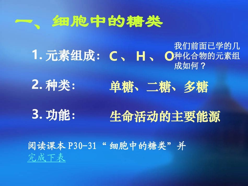 细胞中的糖类和脂质24_第3页