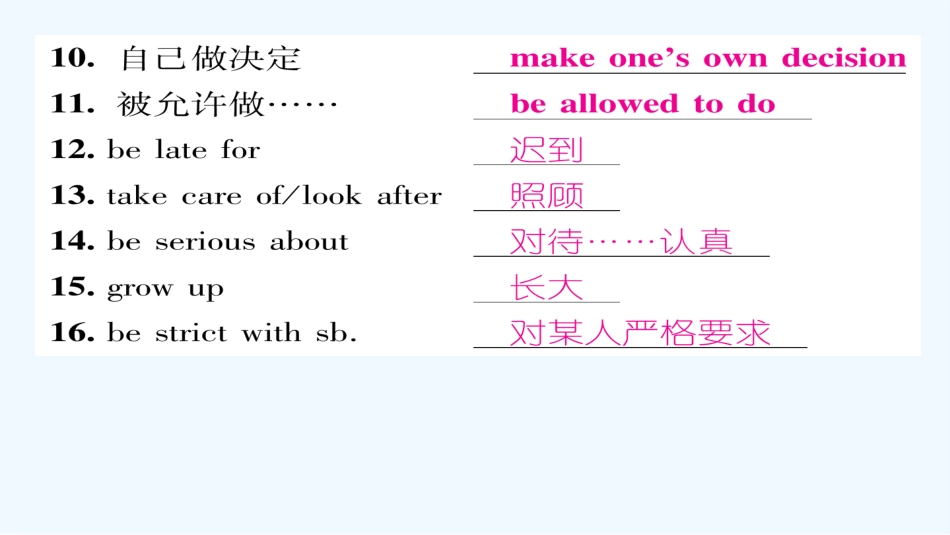 2016年人教版九年级英语Unit-7单元基础知识梳理_第3页