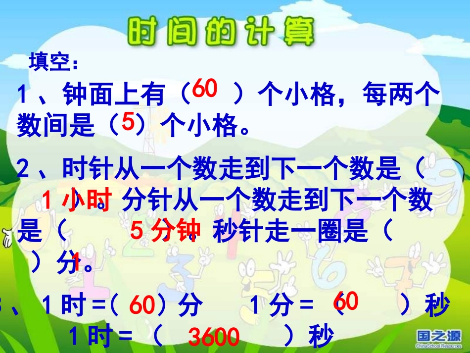 新人教版三年级上册《时间的计算》_第2页