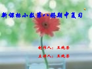 八册期中复习王