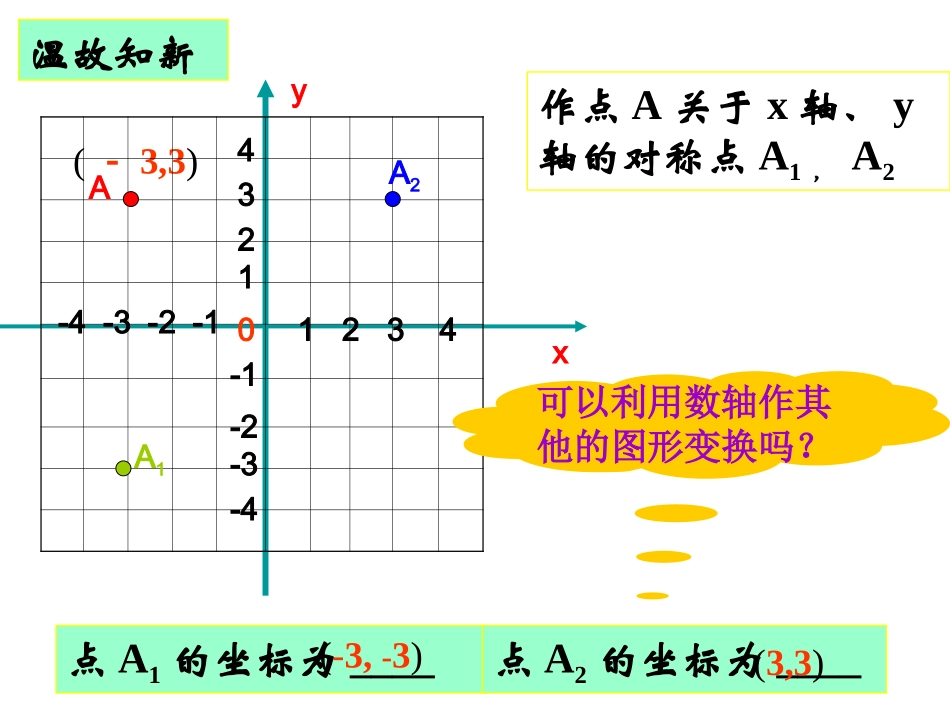 4.3坐标平面内图形的轴对称和平移(2)_第2页