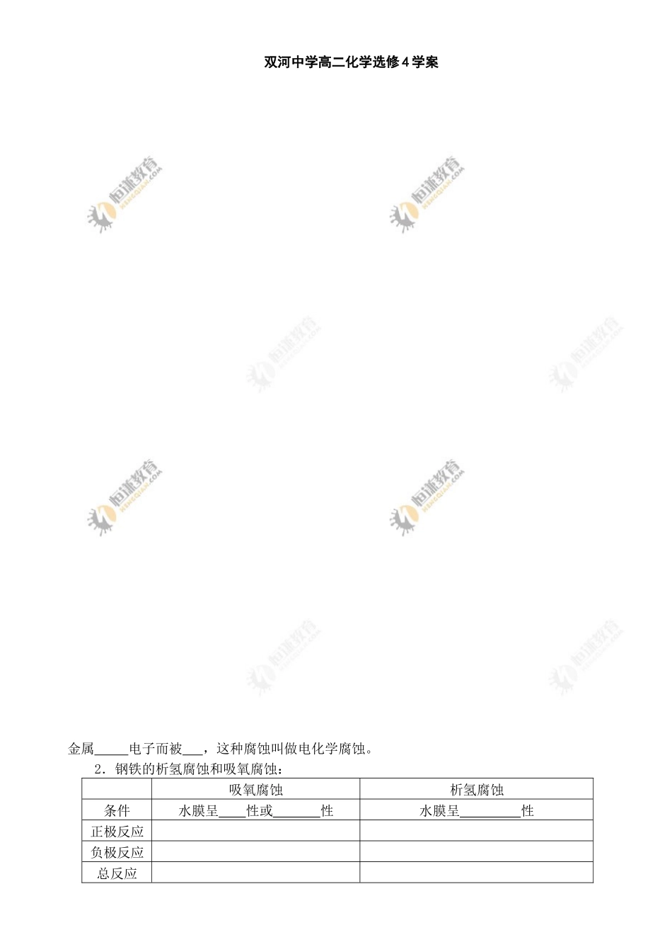 金属的电化学腐蚀与防护1_第2页