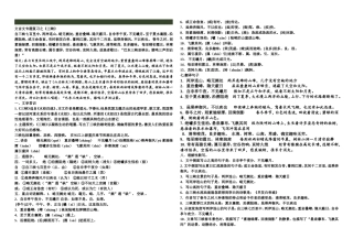 七年级上册三峡复习