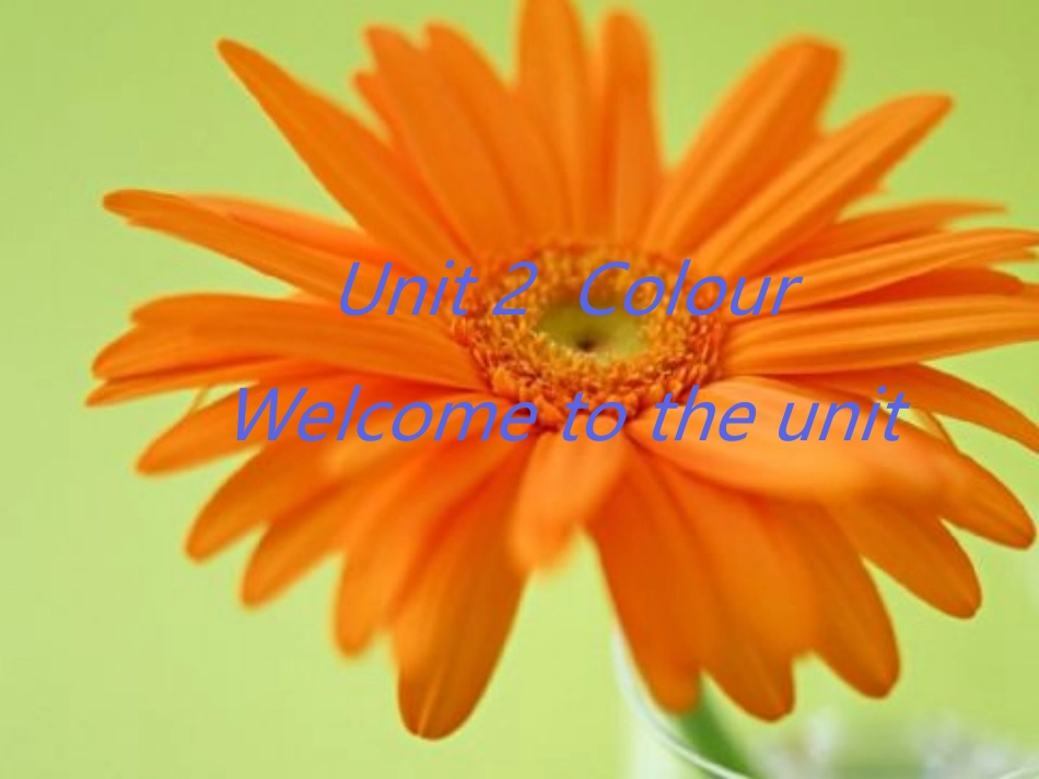 9AUnit2Colourwelcometotheunit_第1页